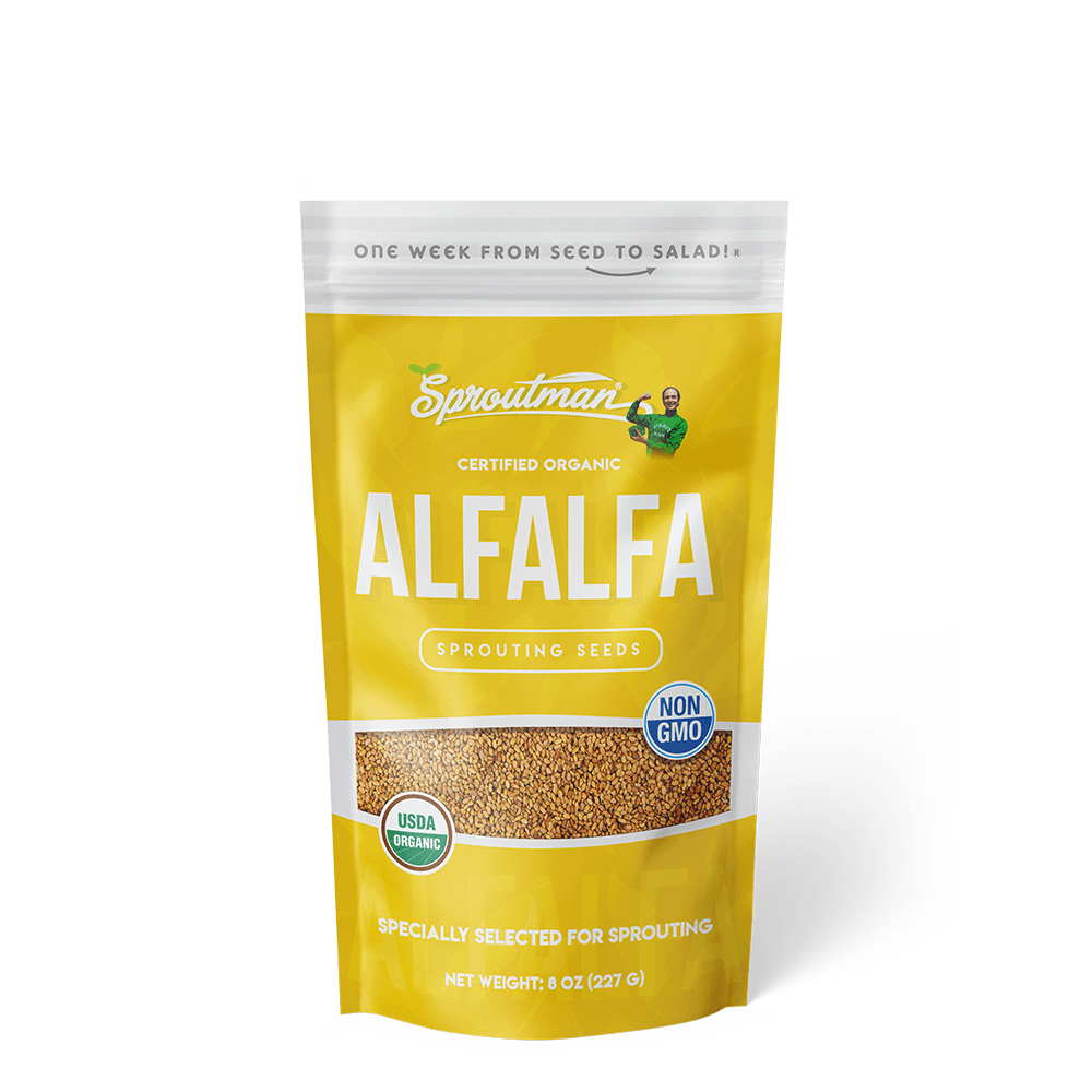 Organic Alfalfa Sprouting Seed - Sproutman