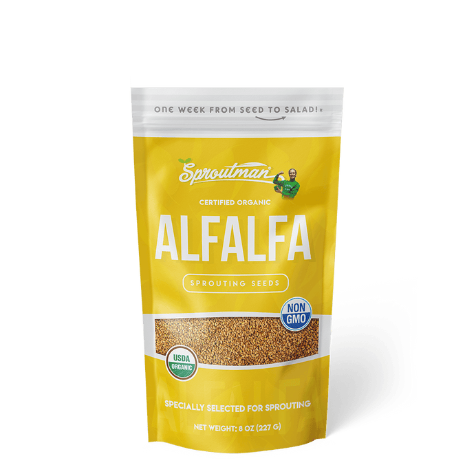 Organic Alfalfa Sprouting Seed - Sproutman