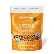 Organic Garbanzo Bean Sprouting Seed - Sproutman