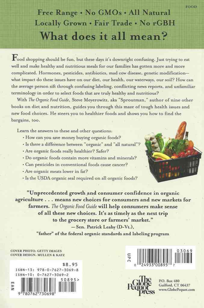 The Organic Food Guide: How to Shop Smarter and Eat Healthier - Sproutman