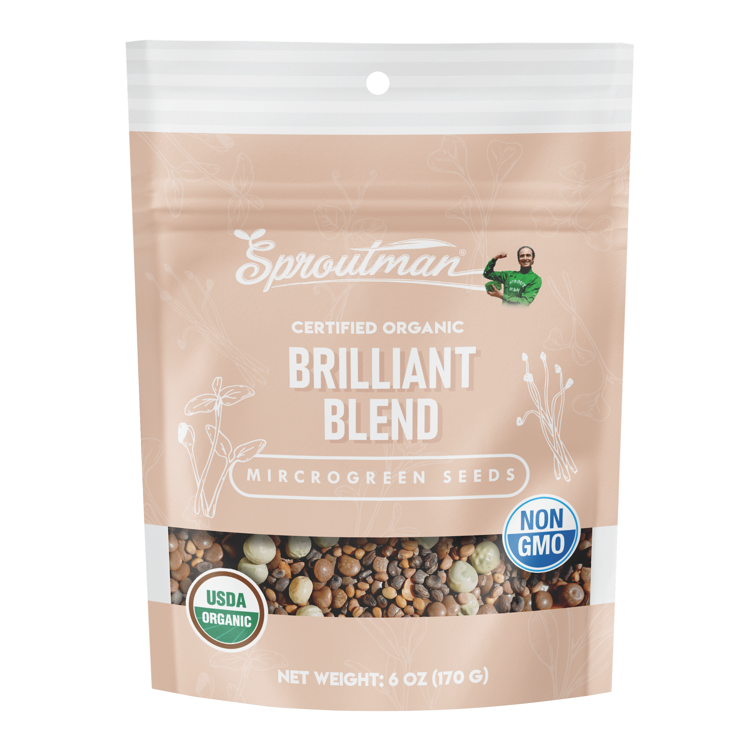 🌱 Brilliant Blend Microgreen Seeds - Sproutman