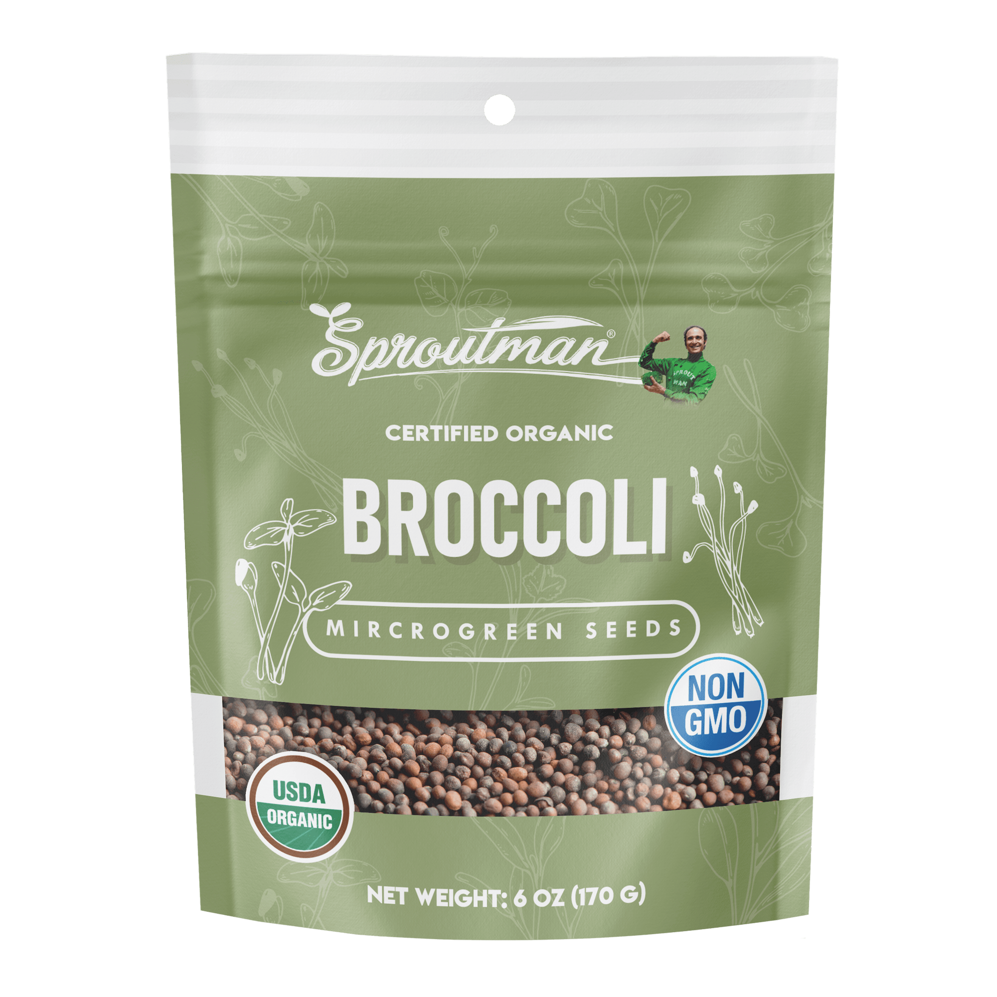 🌱 Broccoli Microgreen Seeds - Sproutman