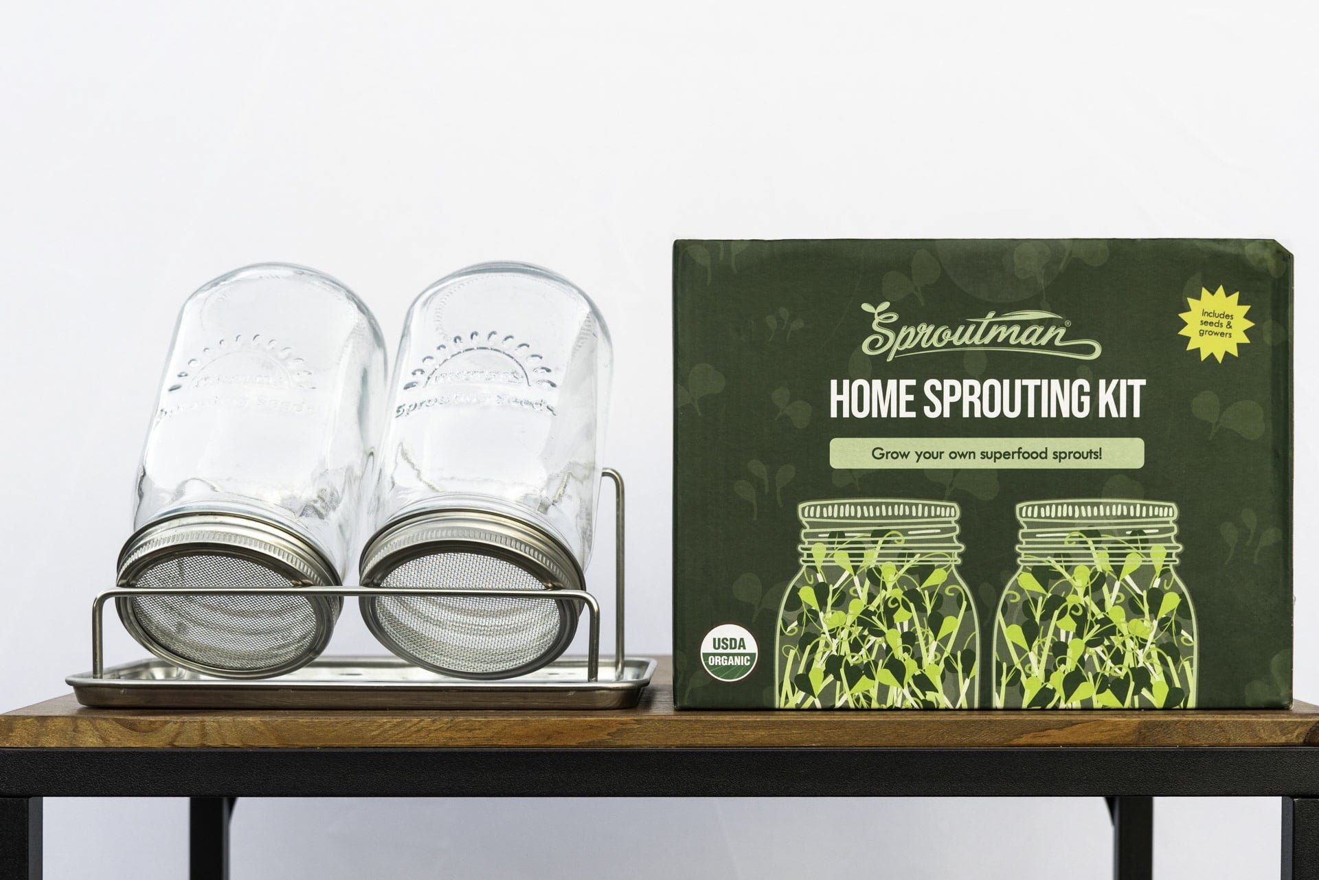 Double Jar Sprouting Starter Kit - Sproutman