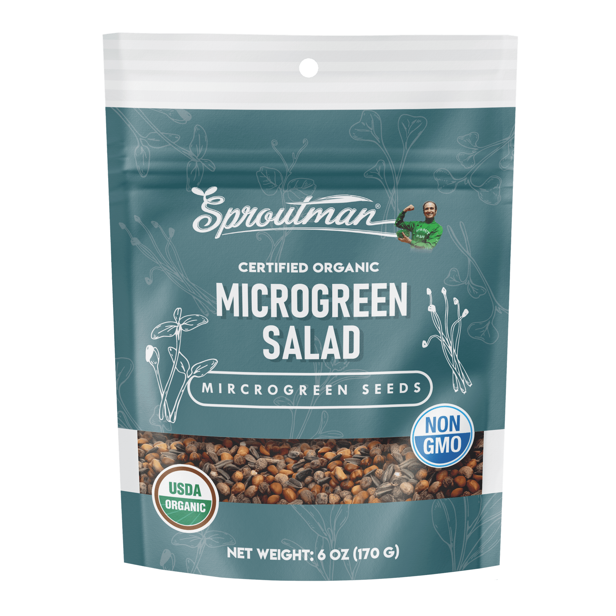 🌱 Microgreen Salad Blend Seeds - Sproutman