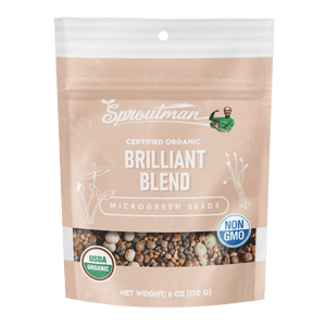 Organic Brilliant Blend Microgreen Seed - Sproutman