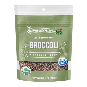 Organic Broccoli Microgreen Seed - Sproutman