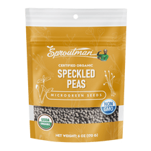 Organic Speckled Pea Microgreen Seed - Sproutman