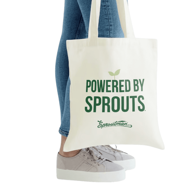 Powered by Sprouts Tote Bag - Sproutman