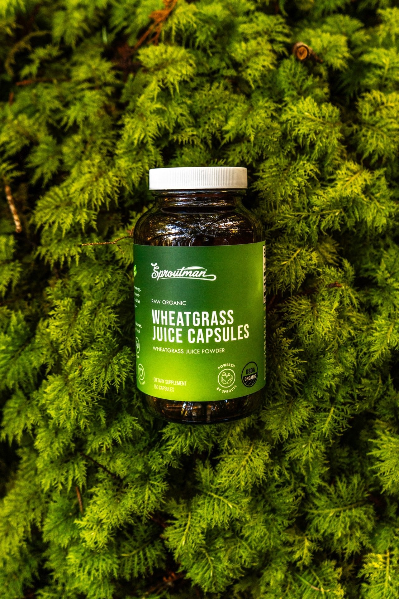 Sproutman's Wheatgrass Juice Capsules - Sproutman