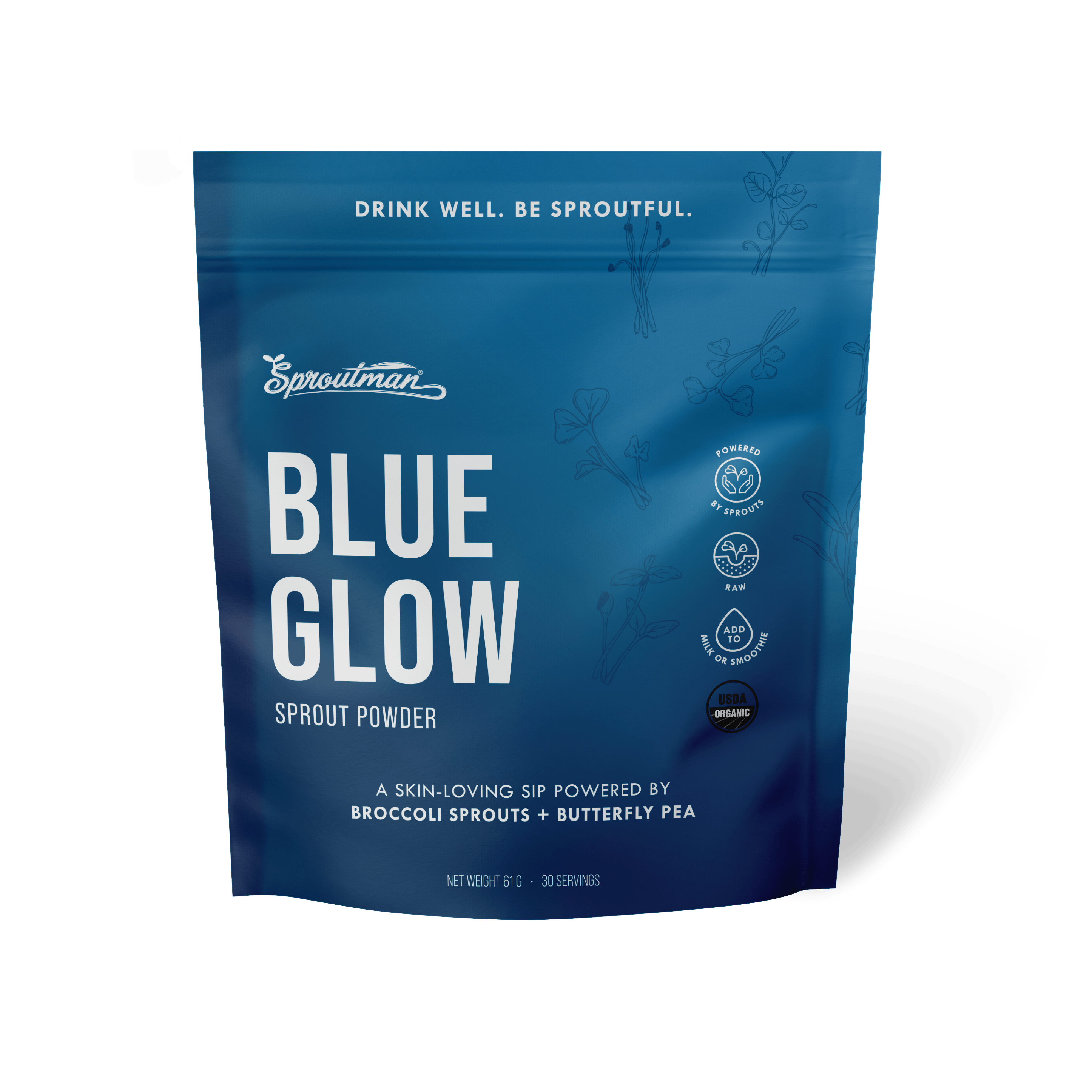 Blue Glow Sprout Powder - Sproutman