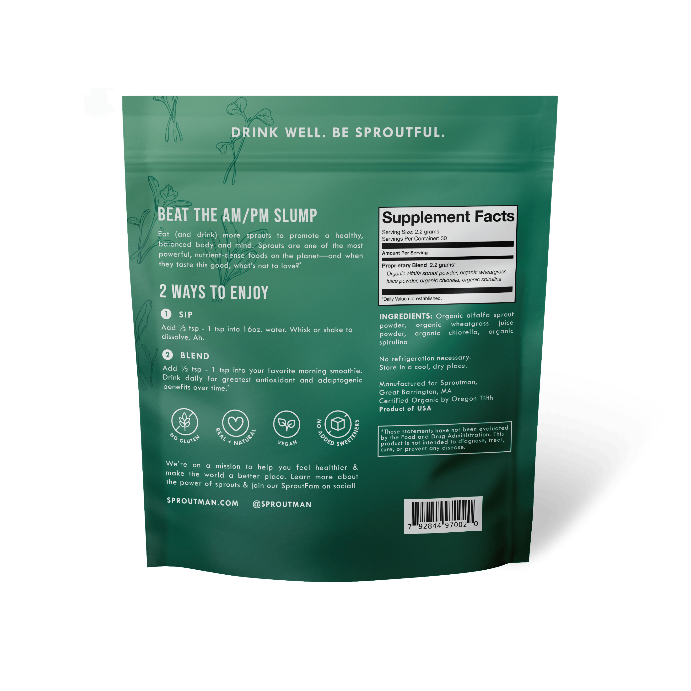 Green Fuel Sprout Powder - Sproutman
