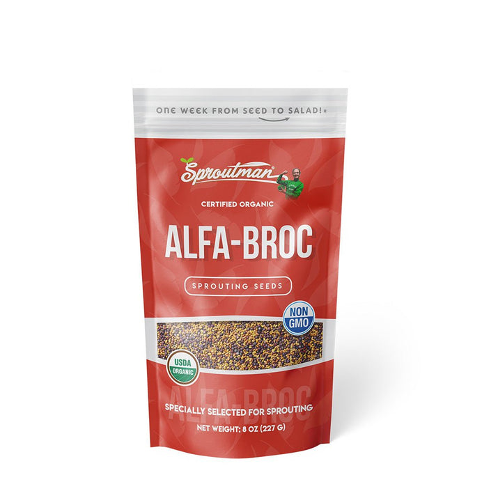 Organic Alfa-Broc Sprouting Seed - Sproutman