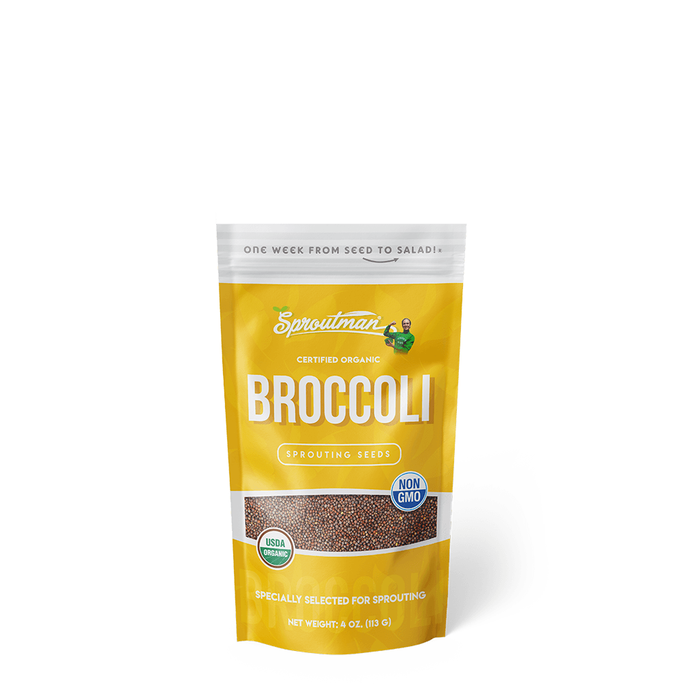 Organic Broccoli Sprouting Seed - Sproutman