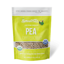 Organic Pea Sprouting Seed - Sproutman