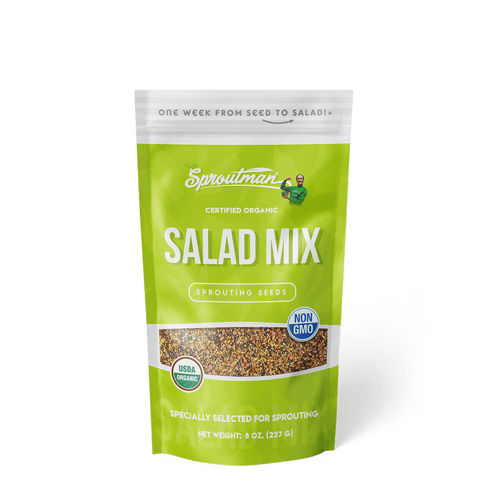 Organic Salad Mix Sprouting Seed - Sproutman