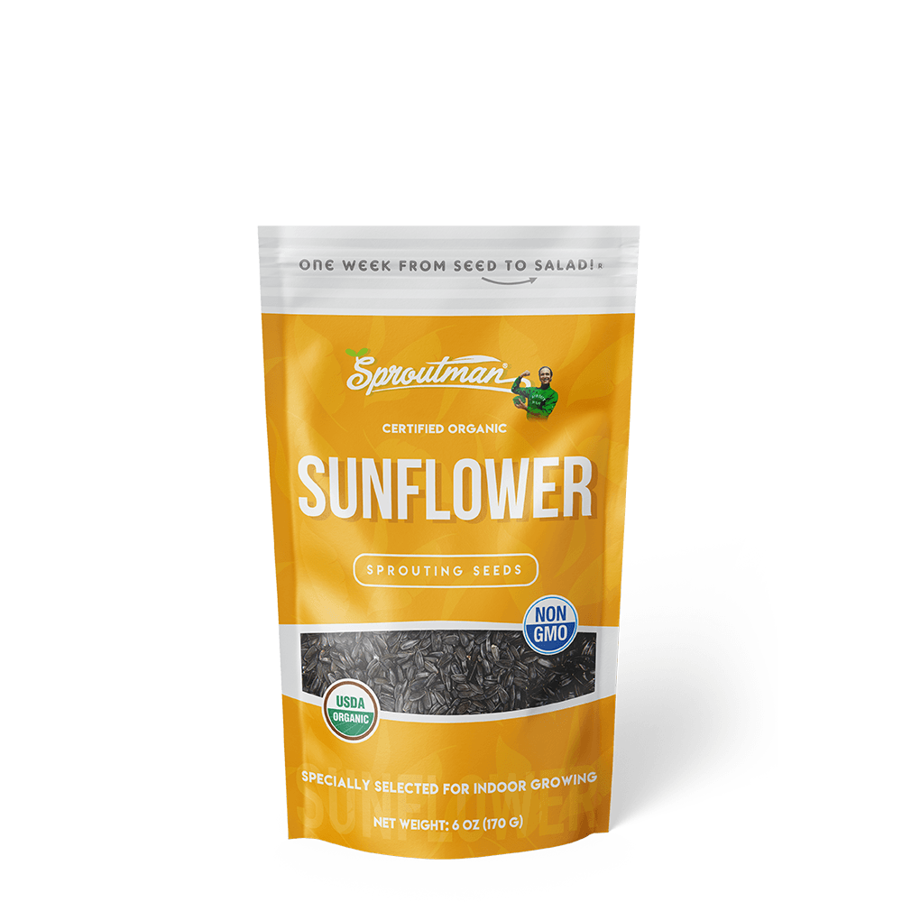 Organic Sunflower Sprouting Seed - Sproutman