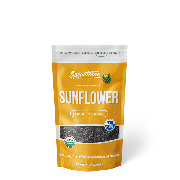 Organic Sunflower Sprouting Seed Sproutman