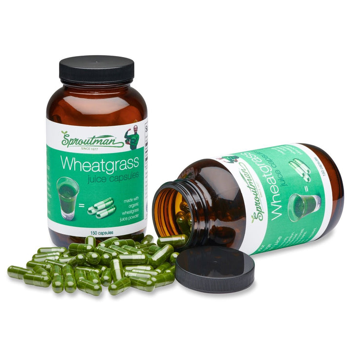 Sproutman's Wheatgrass Juice Capsules - Sproutman